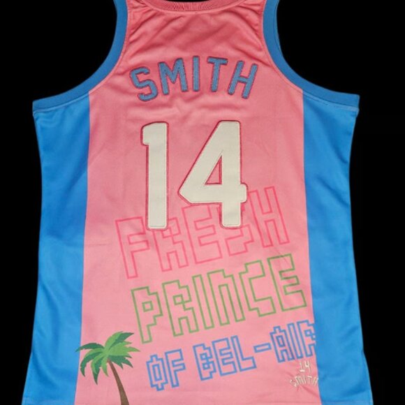 Will Smith Fresh Prince #14 of Bel-Air Summer Basketball Jersey (Read Desc) - Picture 3 of 10